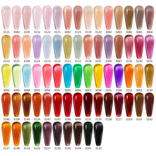 Load image into Gallery viewer, NAILCO 15ml Colorful Jelly Gel Nail Polish Gorgeous Color HEMA TPO FREE Soak Off UV LED Semi Permanent Long Wear Gel Varnish
