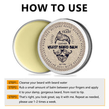 Load image into Gallery viewer, Beard Balm For Men Facial Hair Beard Growth Wax Thicking Softens Moisturizing Nourishing Professional Mustache Cream Beard Care
