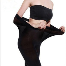 Load image into Gallery viewer, Women's Large Size Super Elastic Black Leggings Fashion Soft Stockings Pants Long Socks
