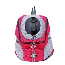 Load image into Gallery viewer, New Dog Pet Backpack Carrier Travel Bag Front Pack Breathable Adjustable with Safety Reflective Strips for Hiking Outdoor Cats

