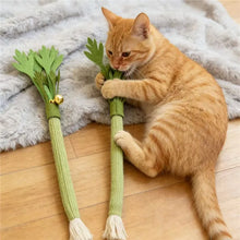 Load image into Gallery viewer, Cat Chew Toys Catnip Cat Teeth Cleaning Toy Interactive Self Playing Catnip Molar Stick Toys Bite Squeaky Cat Toy
