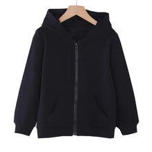 Load image into Gallery viewer, Bright Zip Casual Kids Hoodie
