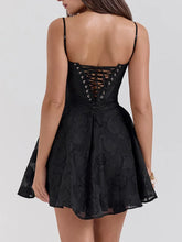 Load image into Gallery viewer, Elegant Lace-Up A-Line Summer Dress
