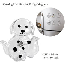 Load image into Gallery viewer, Transparent Cute Dog Pendant Keychain Creative Pet Hair Storage Capsule Hanging Ornament for Pet Lover DIY Pet Memorial Keychain

