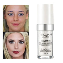 Load image into Gallery viewer, Foundation Color Changing Makeup Base Nude Face Full Cover Matte Concealer Long Lasting Make Up Liquid Foundation Cream 30ml
