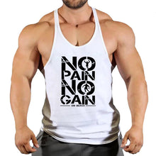 Load image into Gallery viewer, Gym T-shirts Muscle Men's Clothes Workout Fitness Shirt Singlets Tank Top Vest Man Sportswear Muscular Bodybuilding Stringer

