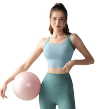 Load image into Gallery viewer, Women's One-Cup Sports Bra Shockproof Anti-Sagging for Running High-Intensity Yoga Fitness Wear Beautiful Back Design

