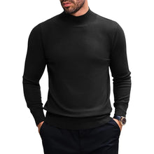 Load image into Gallery viewer, Stretch Mock Neck Knit Sweater
