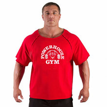 Load image into Gallery viewer, Men's T Shirts Fitness Men Bodybuilding  Shirt Batwing Sleeve Rag shirt Gym Fitness Muscle Running T shirt
