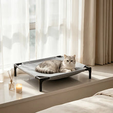 Load image into Gallery viewer, Pet Camping Bed Elevated Bed for Dogs Folding Puppy Camping Bed Cat House Portable Removable Washable Puppy Beds Dog Hammock
