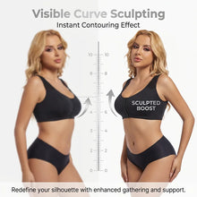 Load image into Gallery viewer, Sports Bra for Women Minimizer Support Front Closure Posture Corrector Shaper Push Up Yoga Fitness Running Padded Bralette
