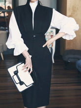 Load image into Gallery viewer, Elegant Sleeveless V-Neck Midi Dress
