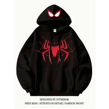Load image into Gallery viewer, Spider Web Fleece Street Hoodie
