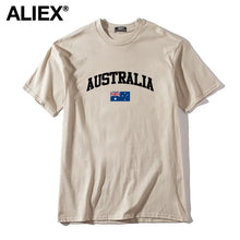 Load image into Gallery viewer, Australia Flag Cotton Graphic Tee

