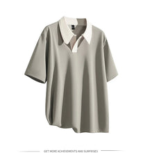 Load image into Gallery viewer, Oversized Contrast Summer Polo Shirt
