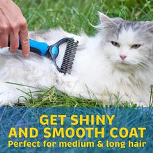 Load image into Gallery viewer, Pet Deshedding Brush Cat Comb Self Cleaning Hair Remover Grooming Tool for Dog and Cats De-Matting Comb Cleaning Pets Supplies
