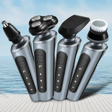 Load image into Gallery viewer, Electric Shavers for Men Waterproof Electric Trimmer Razor Wet &amp;amp Dry Use Rechargeable Battery Rotary Shavers Machine Shaving
