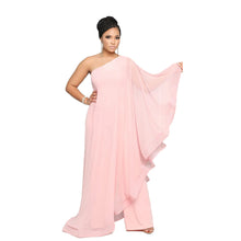 Load image into Gallery viewer, Women One Shoulder Jumpsuit Ruffle Long Sleeve Elegant Solid Aysmmetric Fashion Autumn Rompers Casual Party Club Jumpsuits 2024
