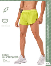 Load image into Gallery viewer, Men Marathon Racing Gym Sports Shorts Anti-escaping Lining Quick Dry Workout Training Fitness Jogging Short  Arrow Pants
