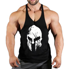 Load image into Gallery viewer, Gym T-shirts Muscle Men's Clothes Workout Fitness Shirt Singlets Tank Top Vest Man Sportswear Muscular Bodybuilding Stringer

