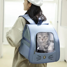 Load image into Gallery viewer, Pet Cat Carrier Bag Cat Backpack Outdoor Breathable Portable Shoulders Bag for Cats Small Dogs Transport Carrier
