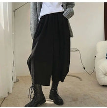 Load image into Gallery viewer, Women's Wide-Leg Pants Oversized Casual Harem Trousers with Pockets
