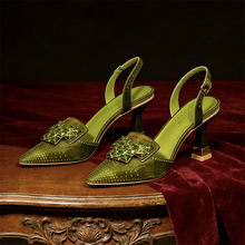 Load image into Gallery viewer, Chic Women’s High Heels – Sparkling Diamond Accents &amp; Sleek Pointed-Toe Design for Parties and Daily Commuting
