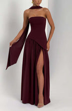 Load image into Gallery viewer, Backless High Split Summer Dress
