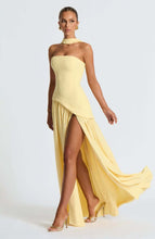 Load image into Gallery viewer, Backless High Split Summer Dress

