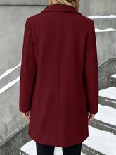 Load image into Gallery viewer, Women's Mid-Length Woolen Coat Autumn Winter New Style Single Button Casual Coat Flip Collar Classic Elegant Outerwear

