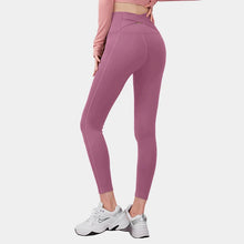 Load image into Gallery viewer, Yoga Pants For Women Elastic High Waist Cross Back Seamless Leggings Hip Lift Gym Tight Sportswear Fitness Sports Leggings
