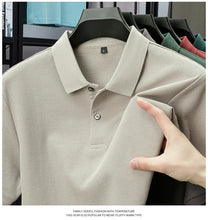 Load image into Gallery viewer, Men's 100% Cotton Polo Shirt - Summer Casual Breathable Tee,19 Colors,Ideal for Golf and Sports,Business Casual,Silk-Like Finish
