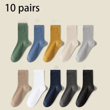 Load image into Gallery viewer, 5/10 pairs Cotton Men Socks Pack Breathable Sock Set High Quality Short Socks Black Ankle Short Gift For Man Size 39-44 Sox sock
