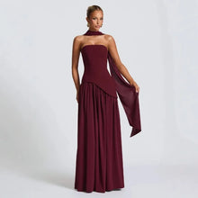 Load image into Gallery viewer, Backless High Split Summer Dress
