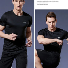 Load image into Gallery viewer, Running Shirts Soccer Shirts Men's Jersey Sportswear Mens Jogging T-Shirts Quick Dry Compression Sport T-Shirt Fitness Gym
