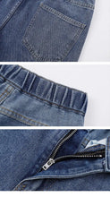 Load image into Gallery viewer, 2026 New Korean Men's Casual Long Jeans Classic Man Straight Denim Wide-leg Pants Solid Color Light Blue Grey Black
