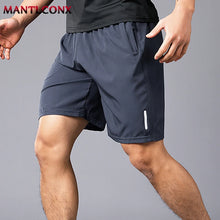 Load image into Gallery viewer, Summer New Joggers Men Shorts Quick Dry Sports Running Shorts Men Fashion Breathable Elastic Waist Board Short Pants Male Bottom
