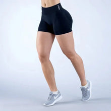 Load image into Gallery viewer, LOGO  Sporty Yoga Denim-Style Five-Pocket Pants with Elasticity and Slimming Effect – Perfect for Sporty Yoga, Pilates
