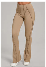 Load image into Gallery viewer, Gym Workout Women's Wide-Leg Tight-Fitting Hip-Lifting Yoga Flared Pants Dance High-Waist Flared Casual Outdoors Sports Trousers
