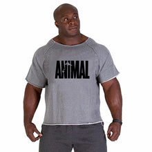 Load image into Gallery viewer, Men's T Shirts Fitness Men Bodybuilding  Shirt Batwing Sleeve Rag shirt Gym Fitness Muscle Running T shirt
