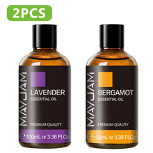 Load image into Gallery viewer, 100ML Pure Plant Essential Oil Mint Bergamot Patchouli Citronella Lemongrass Chamomile Cedarwood For Reed Diffuser Humidifier
