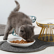 Load image into Gallery viewer, Pet Ceramic Bowl Nordic High Footed Ceramic Cat Food Bowl Snack Can Plate Anti Overturning Kitten Puppy Food Water Feeding Bowl
