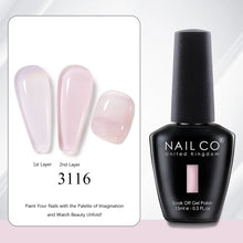 Load image into Gallery viewer, NAILCO 2025 Hot 15ML Gel Nail Polish Nails Semi-permanent UV Varnish High Quality Glass Bottle Nail Art Polish For Manicure

