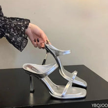 Load image into Gallery viewer, Ladies fashion high heel Summer outdoor new Slippers Fashion socialite open toed sandals Elegant Women's high-heel slipper Mujer
