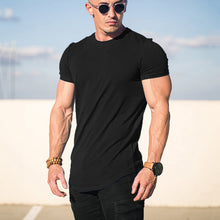 Load image into Gallery viewer, Men's Muscle Sports T-Shirts Fashion Tees Tops Short Sleeve Athletic Workout Gym Clohting Slim Fit T Shirts for Men
