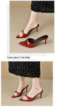 Load image into Gallery viewer, Women's High Heels Summer Slippers Women Sandals Fashion Classic Pointy Open Toe Stiletto Heels Sexy 2026 High-heeled Slippers
