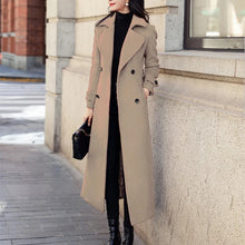 Load image into Gallery viewer, Korean Long Wool Winter Coat

