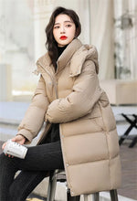 Load image into Gallery viewer, Warm Hooded Winter Padded Jacket
