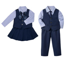 Load image into Gallery viewer, Preppy Kids School Uniform Set
