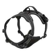 Load image into Gallery viewer, Adjustable Nylon Dog Harness Vest Reflective Soft Breathable No Pull Dog Harness Pet Harness Leash For Small Medium Large Dogs
